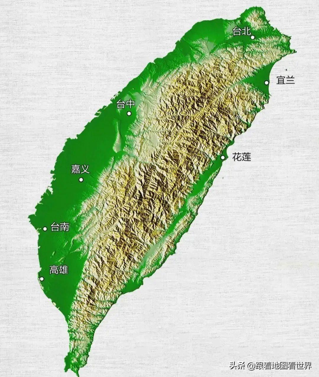 台湾海峡地图,