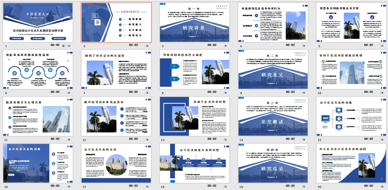 财会毕业论文怎么写？14套毕业论文答辩模板，直接套用美观简单