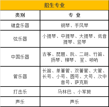 厦门音乐学校发布秋季招生方案！包含幼升小、小升初及插班生！