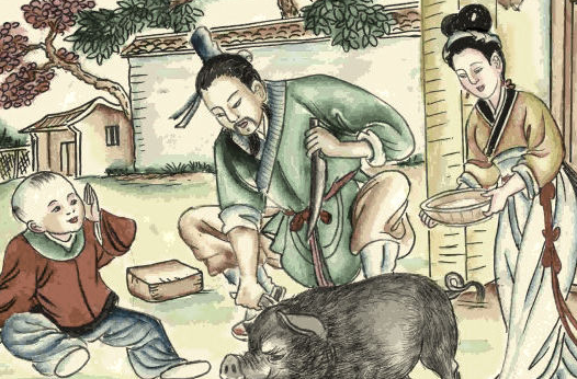 历史典故:杀猪教子的来历.古人的智慧真是无穷无尽