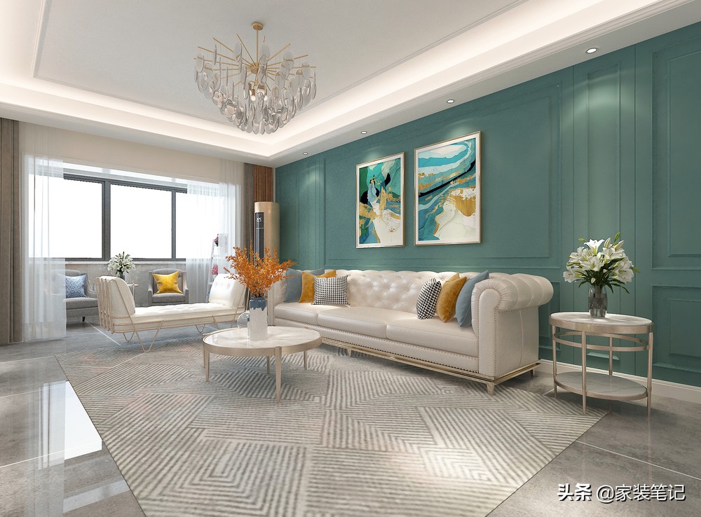 看了这套简约美式风格后，我发现简单才是最耐看的，值得装修学习