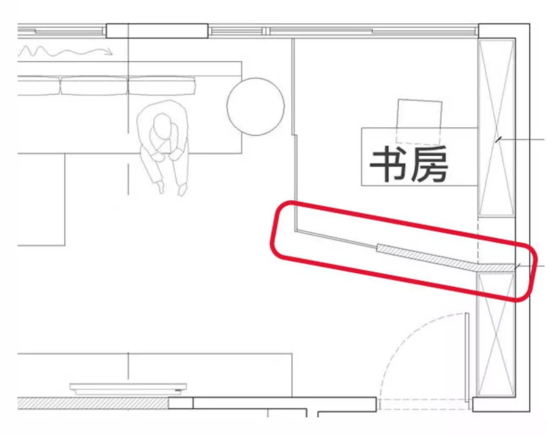 爆改60㎡小公寓,榨出三居室,玻璃书房、大浴缸,都有了