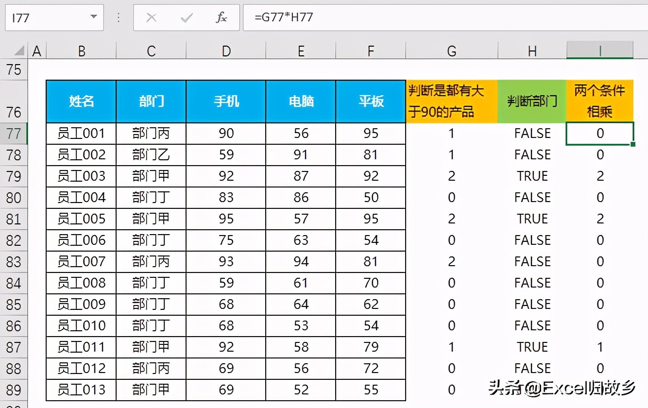 Excel函数：乘法和加法综合应用（案例讲解+思路解析）