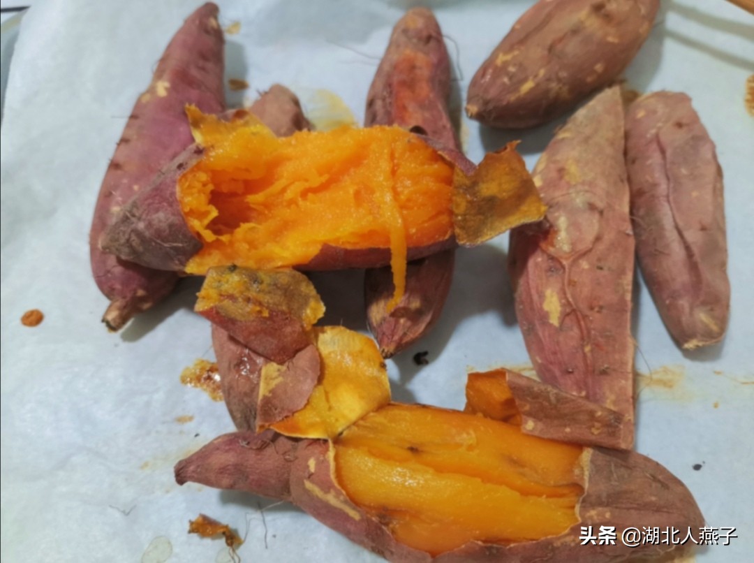 烤箱烤红薯，掌握最佳时间和诀窍，香甜软糯，一次做3斤不够吃