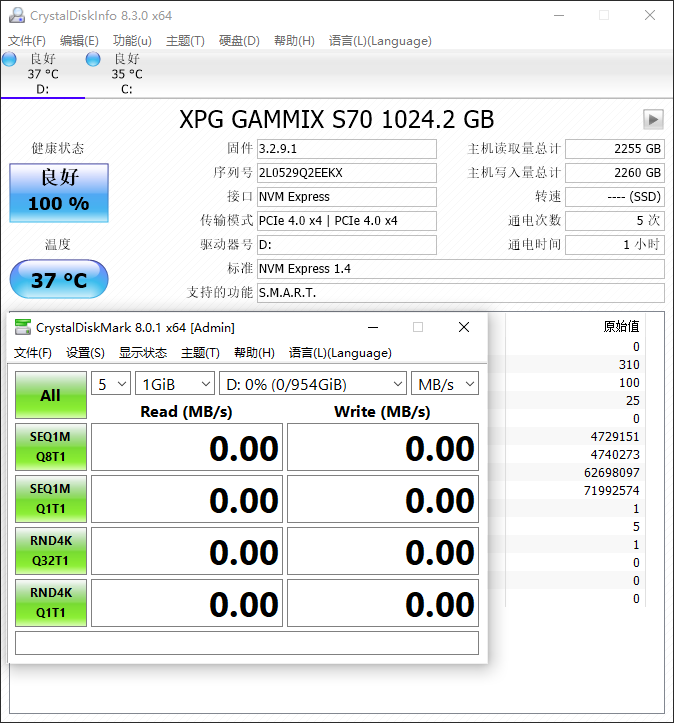 XPG s70 1tb pcie 4.0 ssd評測:這才是性能猛獸