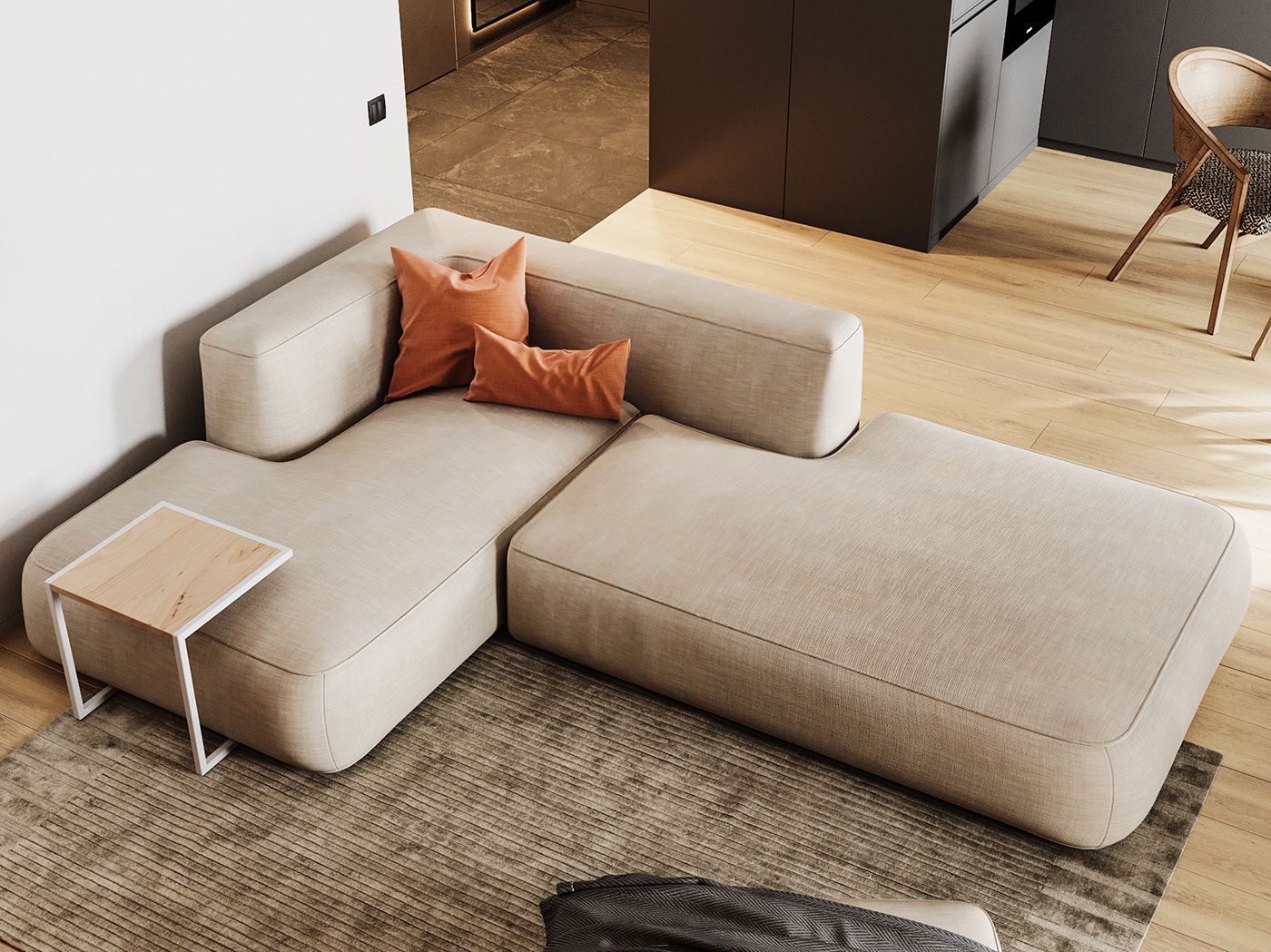 仅有55㎡的家，两室一厅，还有小庭院，北漂小姐姐的家，太漂亮