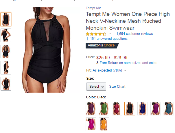 选品:10款亚马逊欧美消费者爱买的泳装