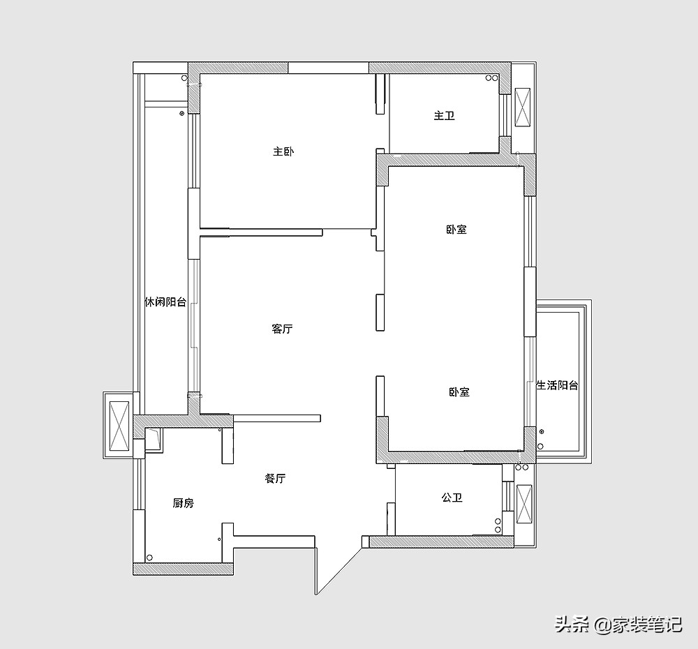 她把100㎡三居室利用到极致，每个空间都很舒适，很有远见和眼光