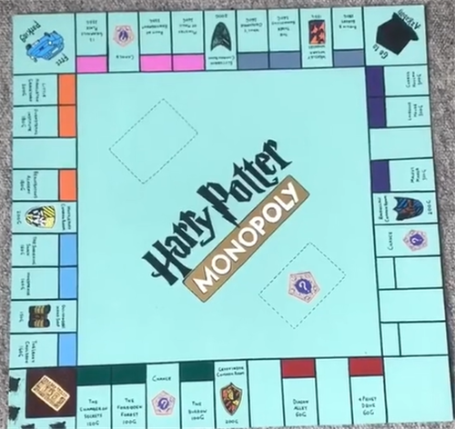 哈利波特被妹子改成手工版大富翁，数万网友眼红到喊话官方出同款