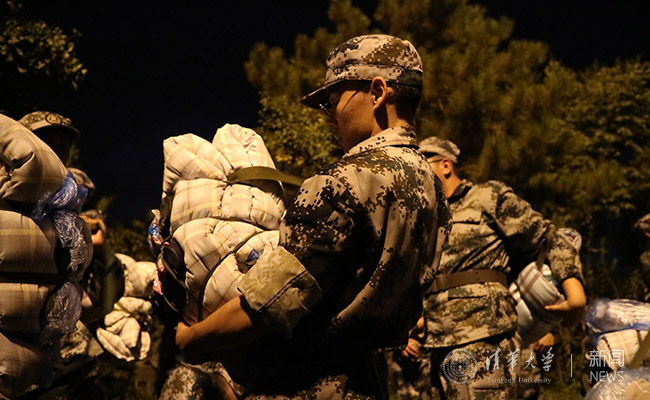 清华大学新生军训拉练集锦