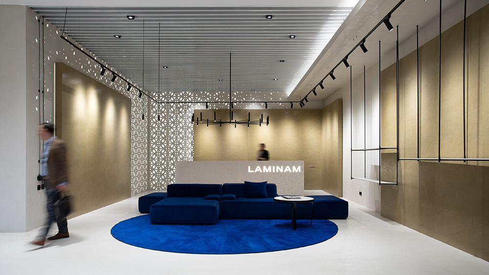 极简唯美 意大利Laminam岩板塔什干古城展厅设计欣赏