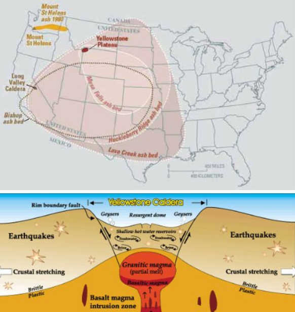 美国火山(“美国黄石”1天超140多次地震，什么原因，是超级火山喷发前兆？)