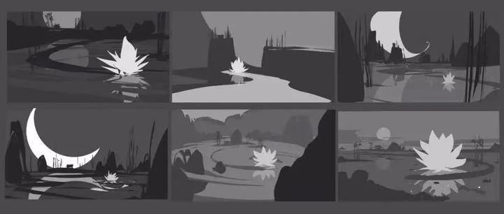 一画原创就没灵感没思路？来学游戏原画大佬的创作思路