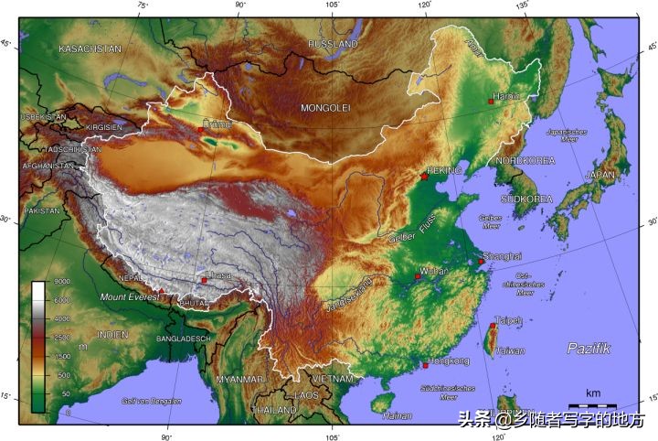 重庆面积多少平方公里（我国34个个省最新面积排名发布）