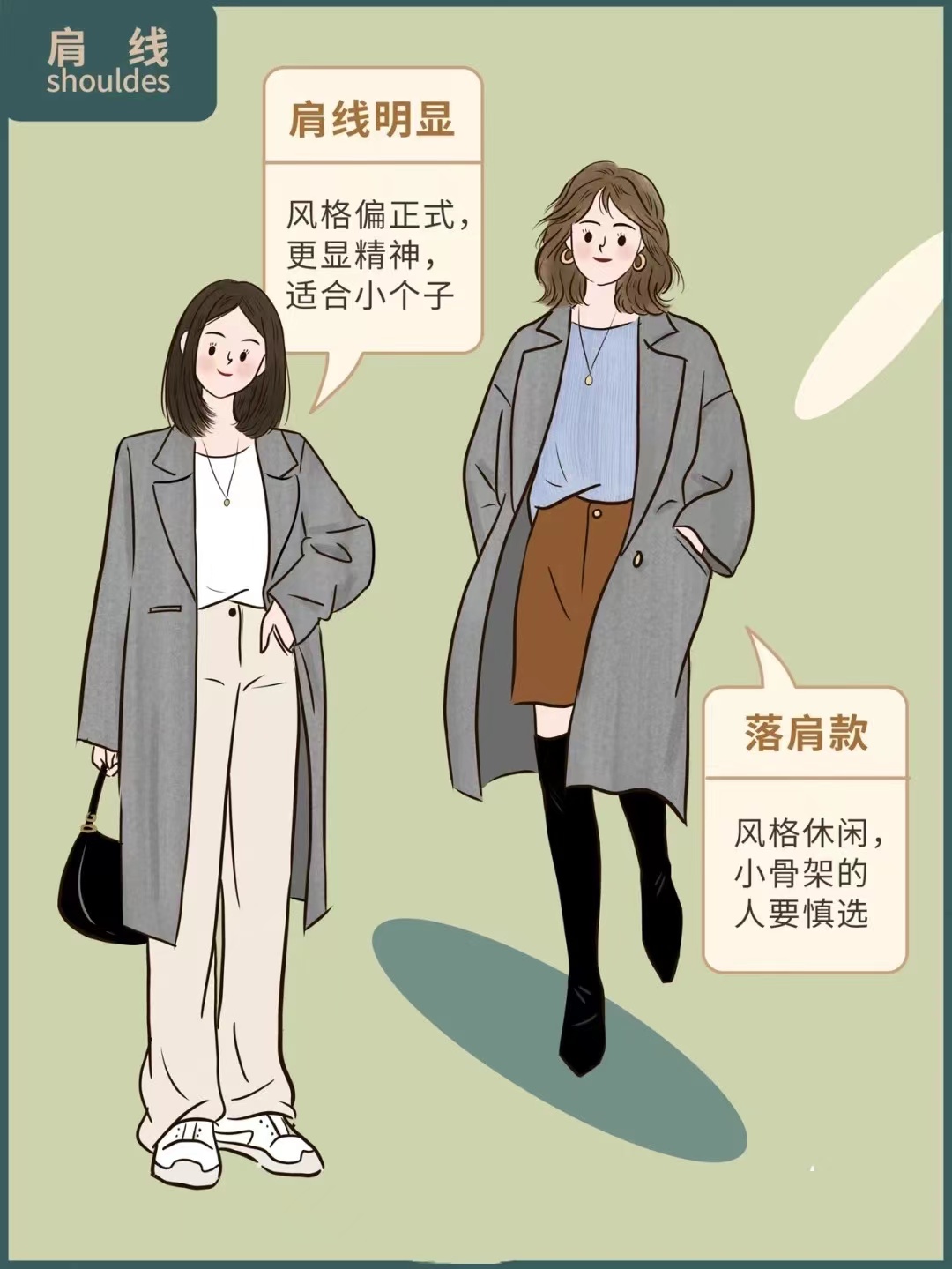 落肩款衣服适合什么人（9个细节选出适合自己的大衣）