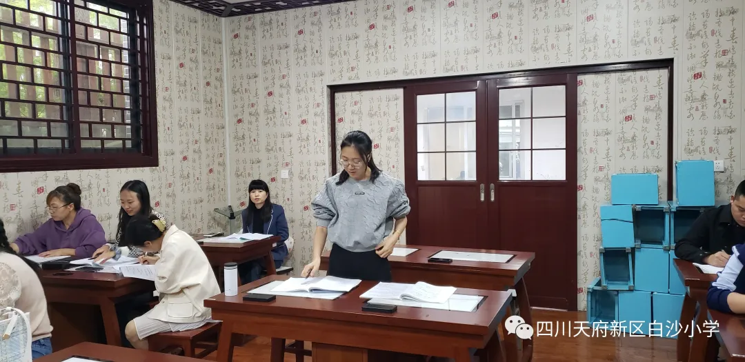 以教研为平台 促进教师专业发展——白沙小学语文教研组展示活动