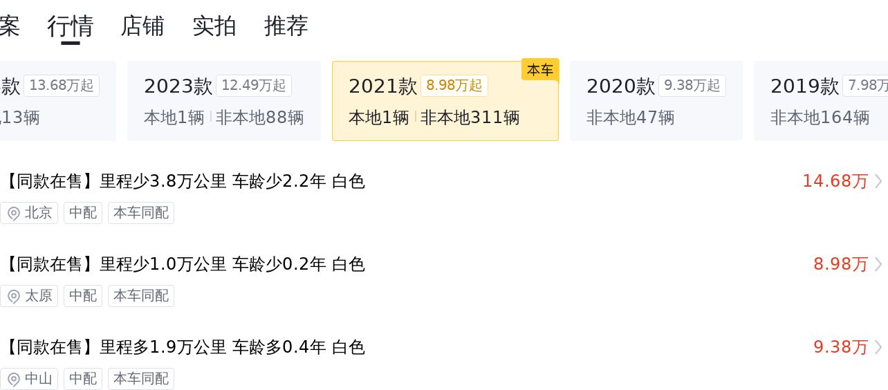 家用高性价比之选：2021款本田CR-V，6万公里一手CVT SUV，11.6万