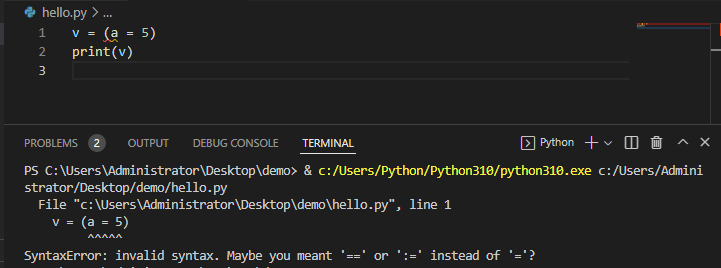 Python海象运算符