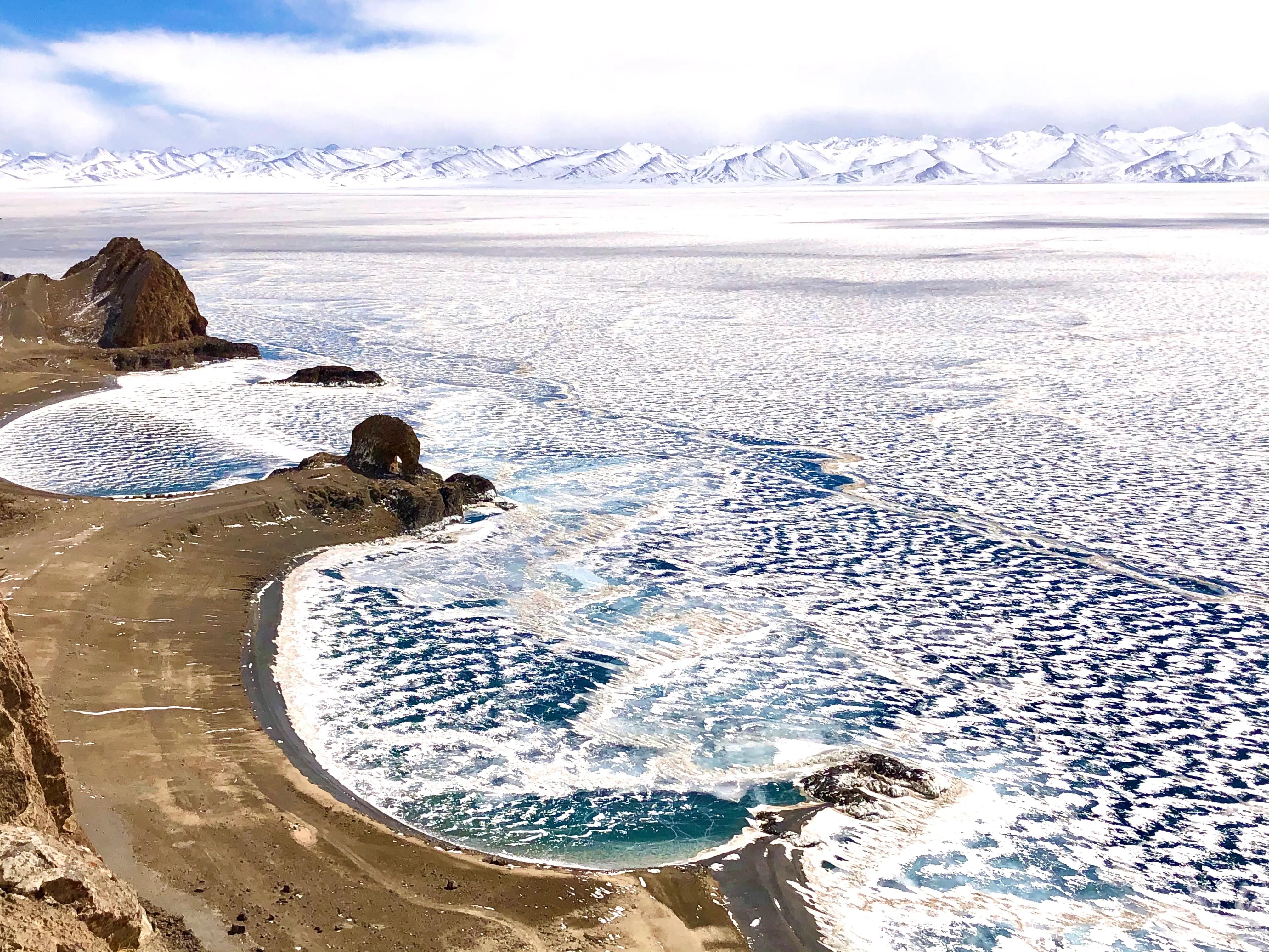 蓝冰纳木错，才是真正的盛世美颜