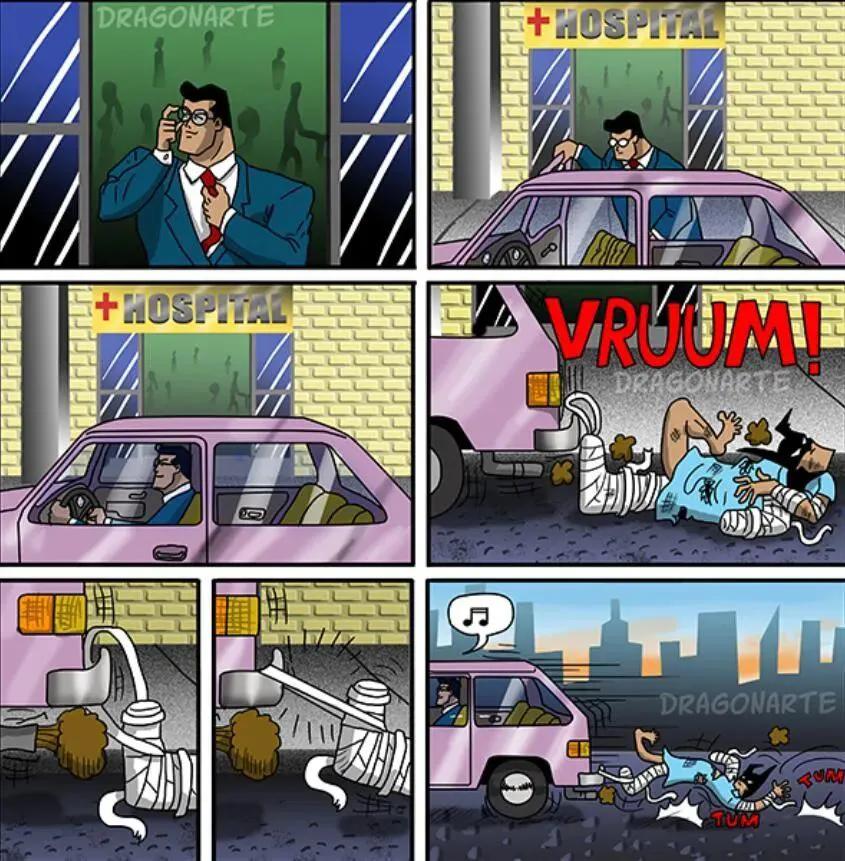 漫威DC搞笑漫画，蝙蝠侠和超人比赛射飞镖，闪电侠：你们礼貌吗？