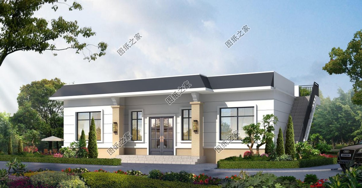 实拍农村一层别墅图片(最实用的一层别墅) - 赤虎壹号