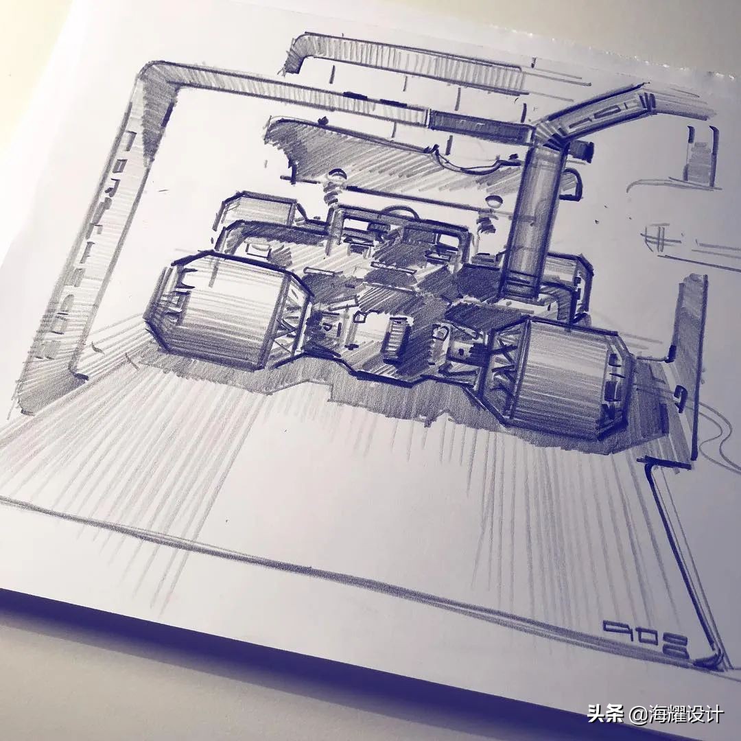 领略来自KISKA研发中心的设计师Wojtek Bachleda的帅气sketch