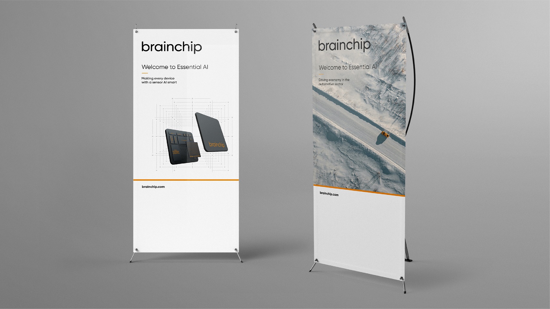 BrainChip AI 人工智能技术公司 logo设计 via:Heavenly