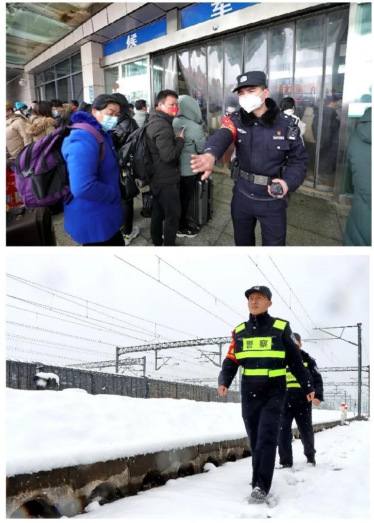 武铁麻城警方全力应对雨雪天气保障旅客节后平安出行