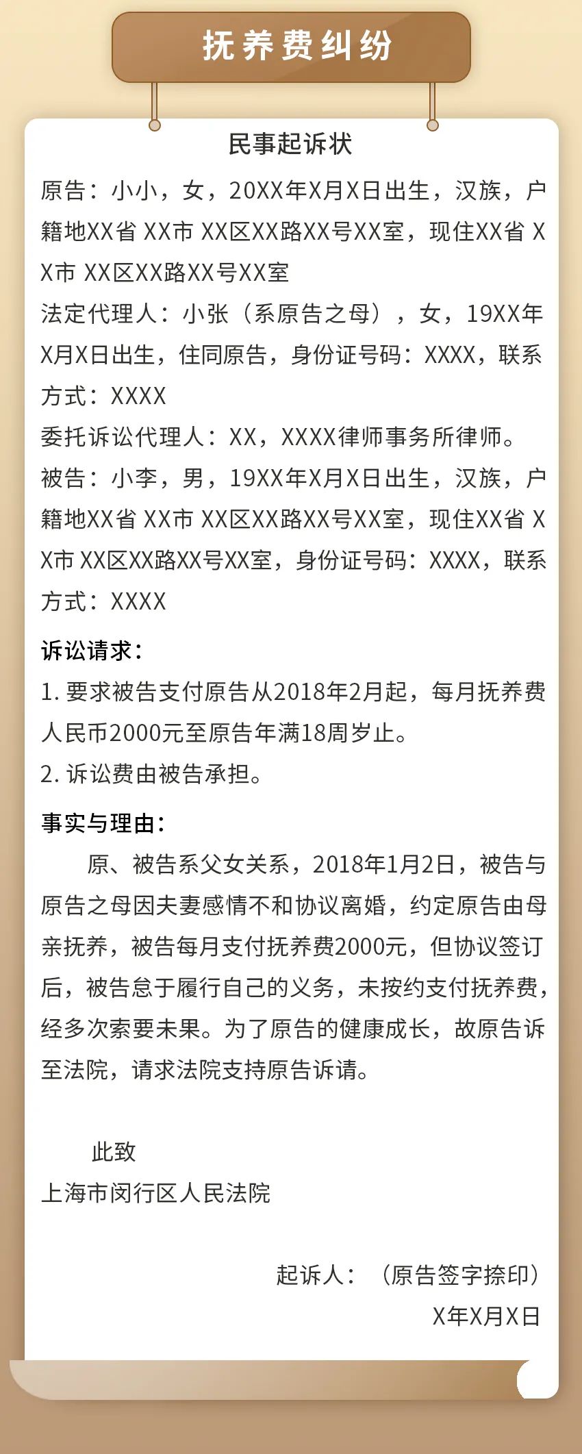 法官眼中，理想的《民事起诉状》该怎么写？（附常见纠纷民事诉状范本）