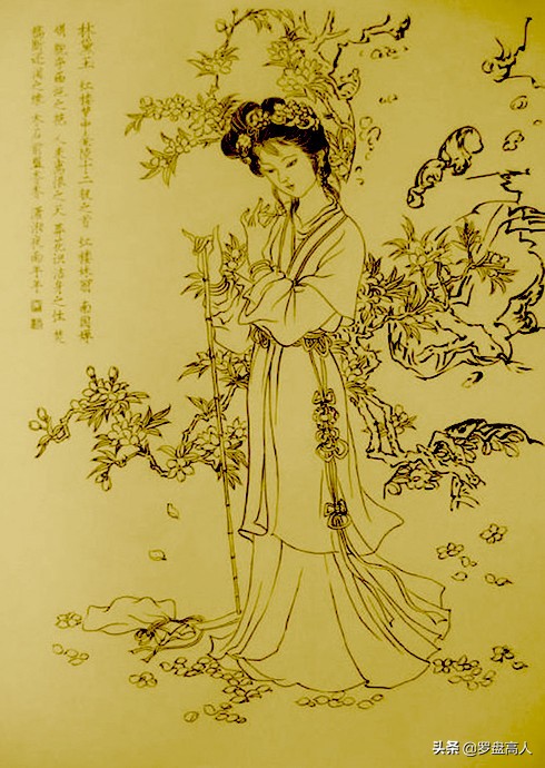 古代美女图(贺岁书画欣赏：古代小说与传说的仕女画像)