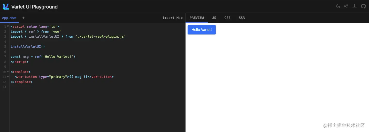 Vue组件库设计Vue3组件在线交互解释器 Vue组件库设计Vue3组件在线交互解释器