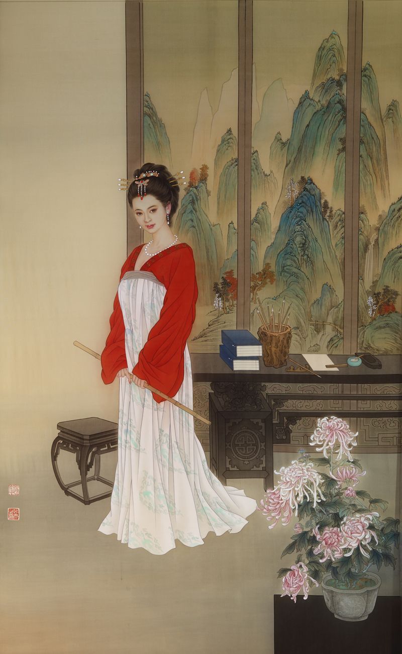 荷侧泻清露 萍开见游鱼——著名工笔画家赵永夫作品欣赏