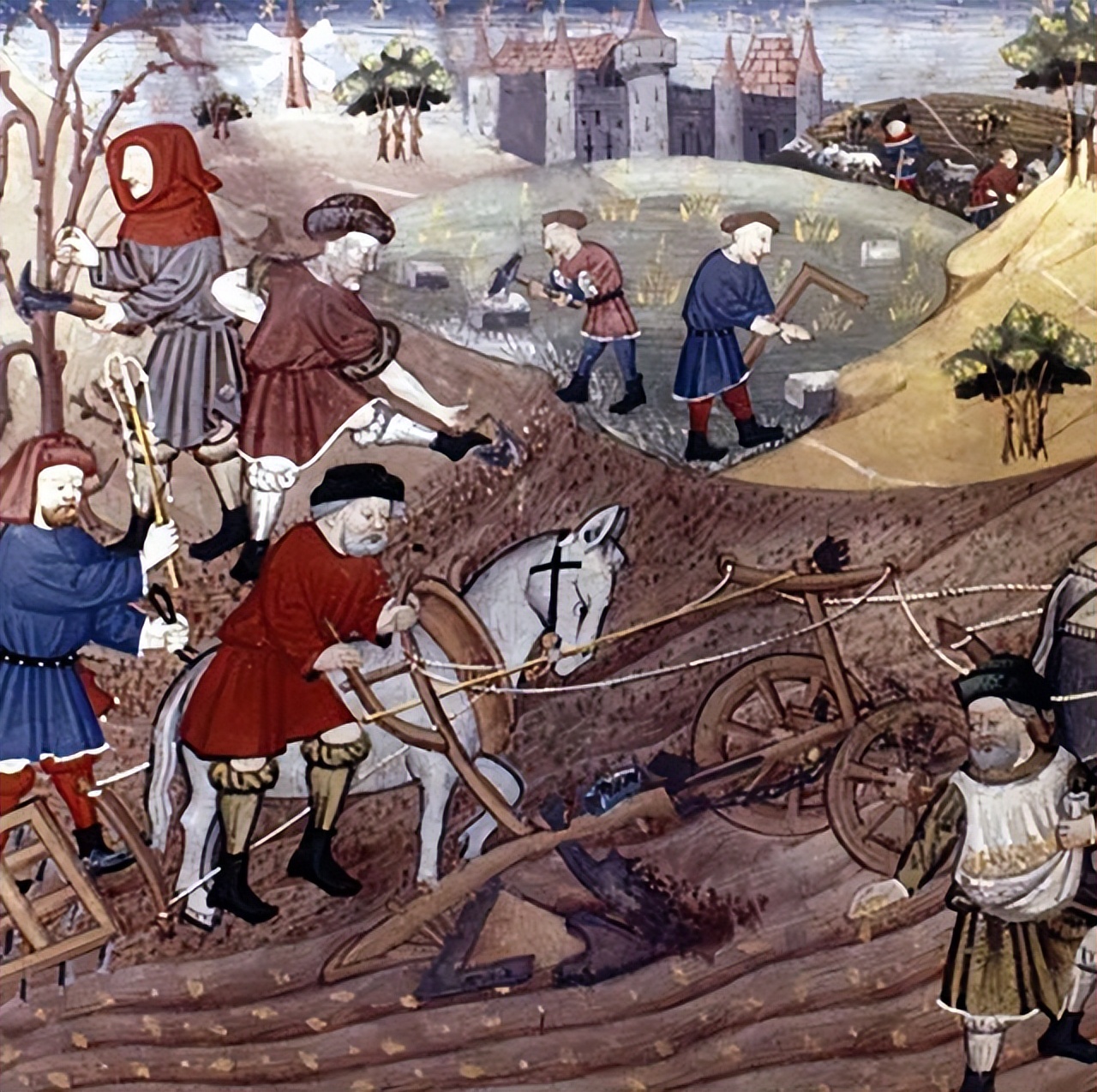 “萨克森轮犁”为什么会引发中世纪农业革命？其中有个无奈的原因