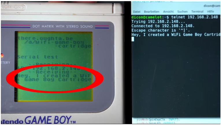 国外大神改造 Game Boy 掌机，使其能够连 Wi-Fi 上网