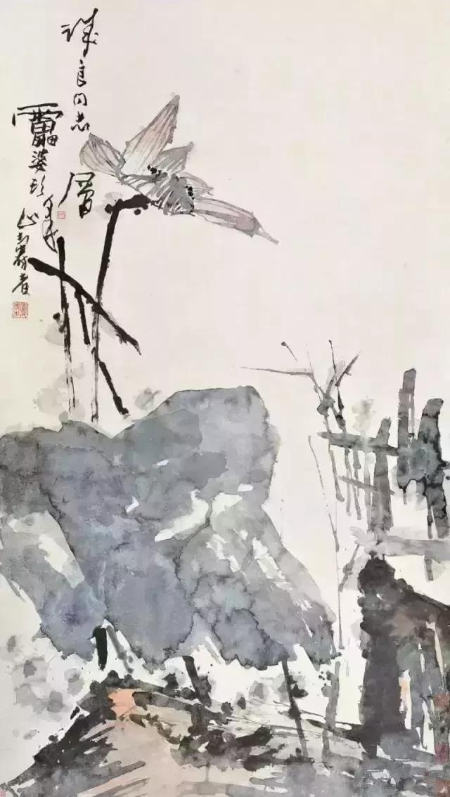 潘天寿（1897—1971）画梅竹