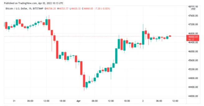 交易员称下周“可能”达到 5 万美元，比特币重拾年度开盘价