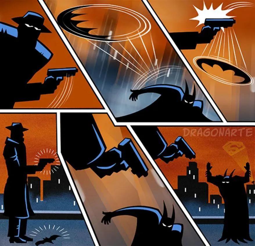 漫威DC搞笑漫画，蝙蝠侠和超人比赛射飞镖，闪电侠：你们礼貌吗？