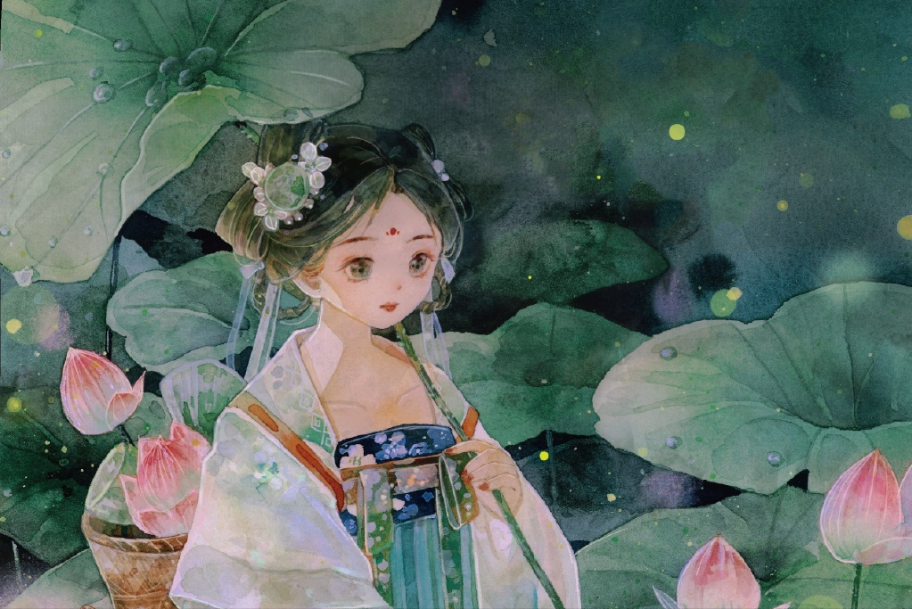 50句经典爱情诗词，深情浪漫，流传千年