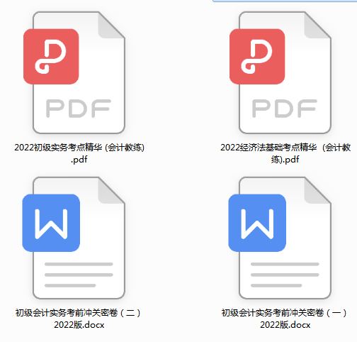 2022年初级会计实务考前密卷（2套），附答案解析，零基础一次过