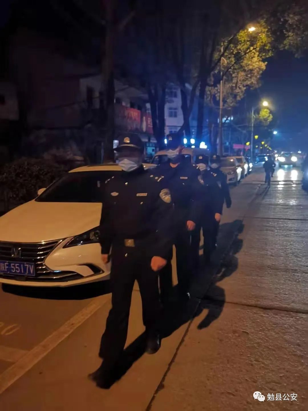 以训为战 战训结合——勉县公安局组织第一期培训班参训学员开展治安清查行动