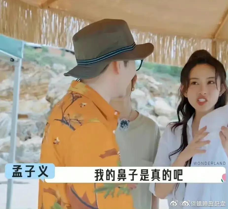 我的鼻子是真的！女明星孟子义否认整容传闻