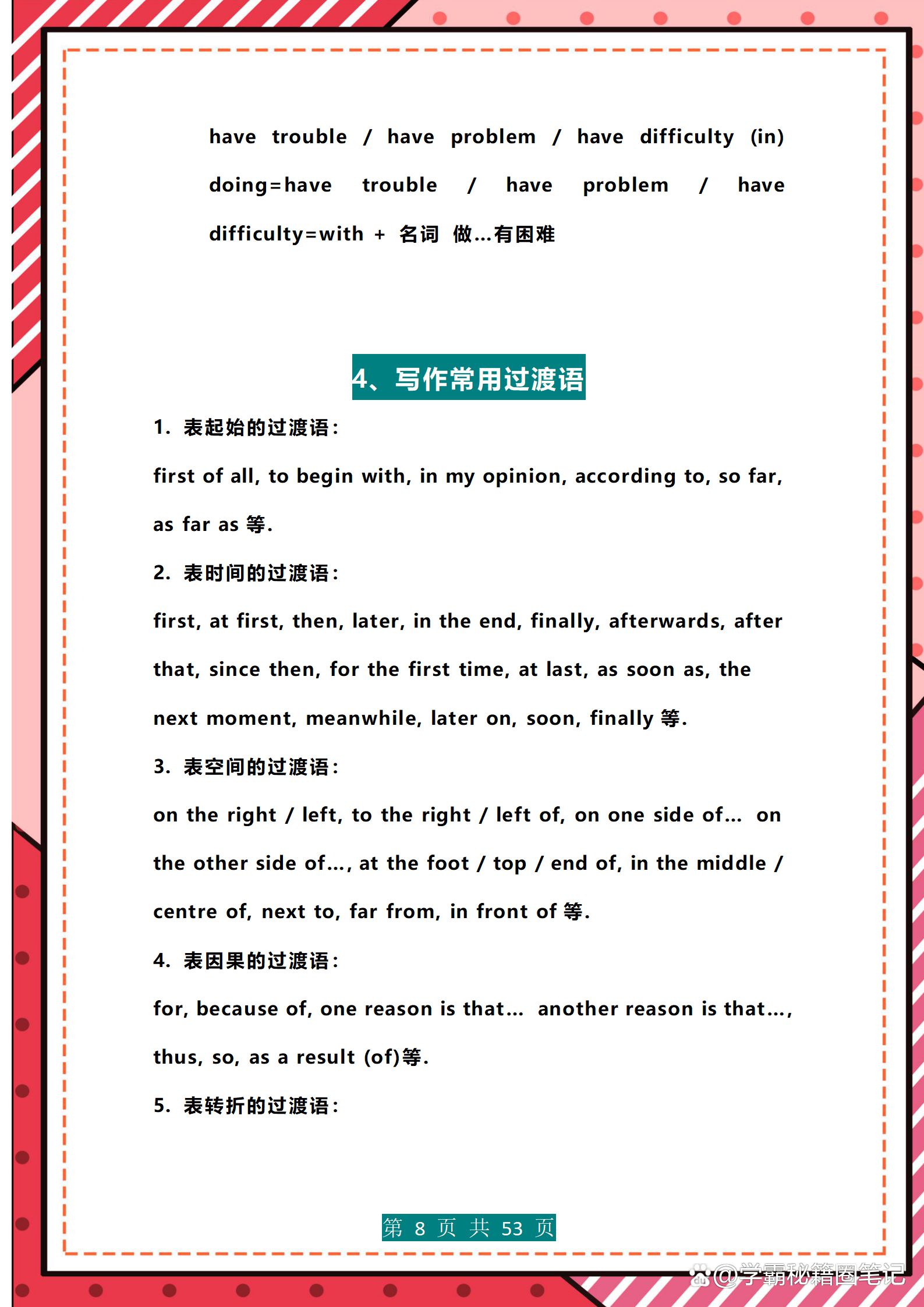 高级教师：英语作文48个黄金句型+33篇满分范文，快速提分必备