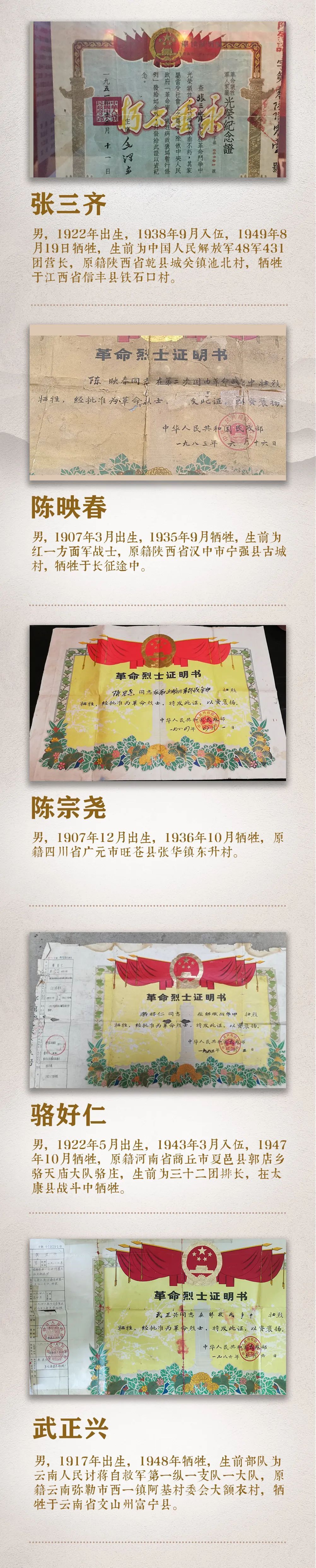 今年清明，请帮这40位烈士寻亲