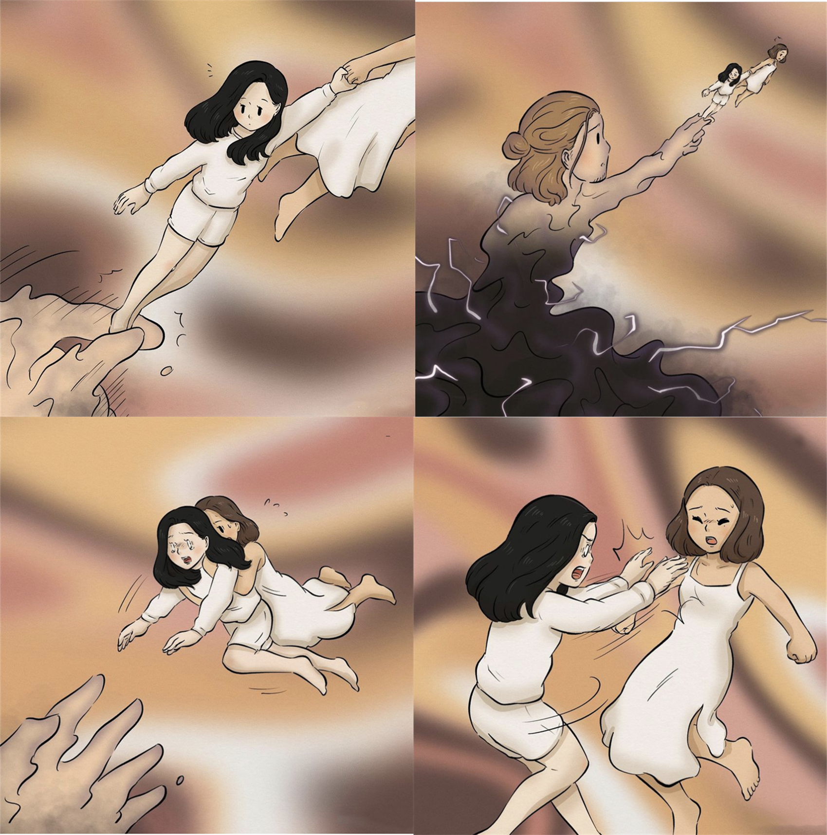 闺蜜失恋劝说无效怎么办，漫画家用哲理小故事告诉人们好闺蜜难寻