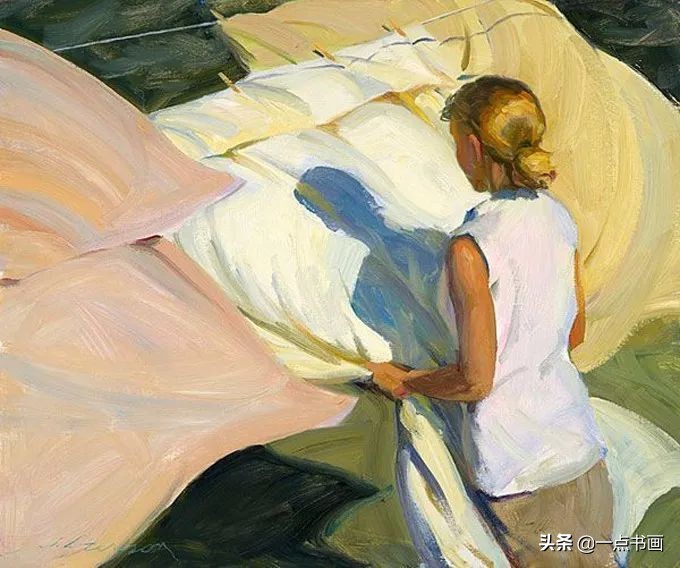 阳光下的油画世界，光影一流