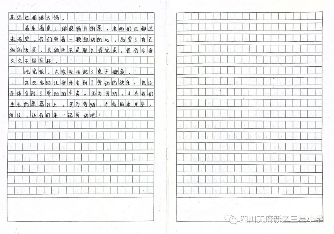 天府新区三星小学特色劳动课堂