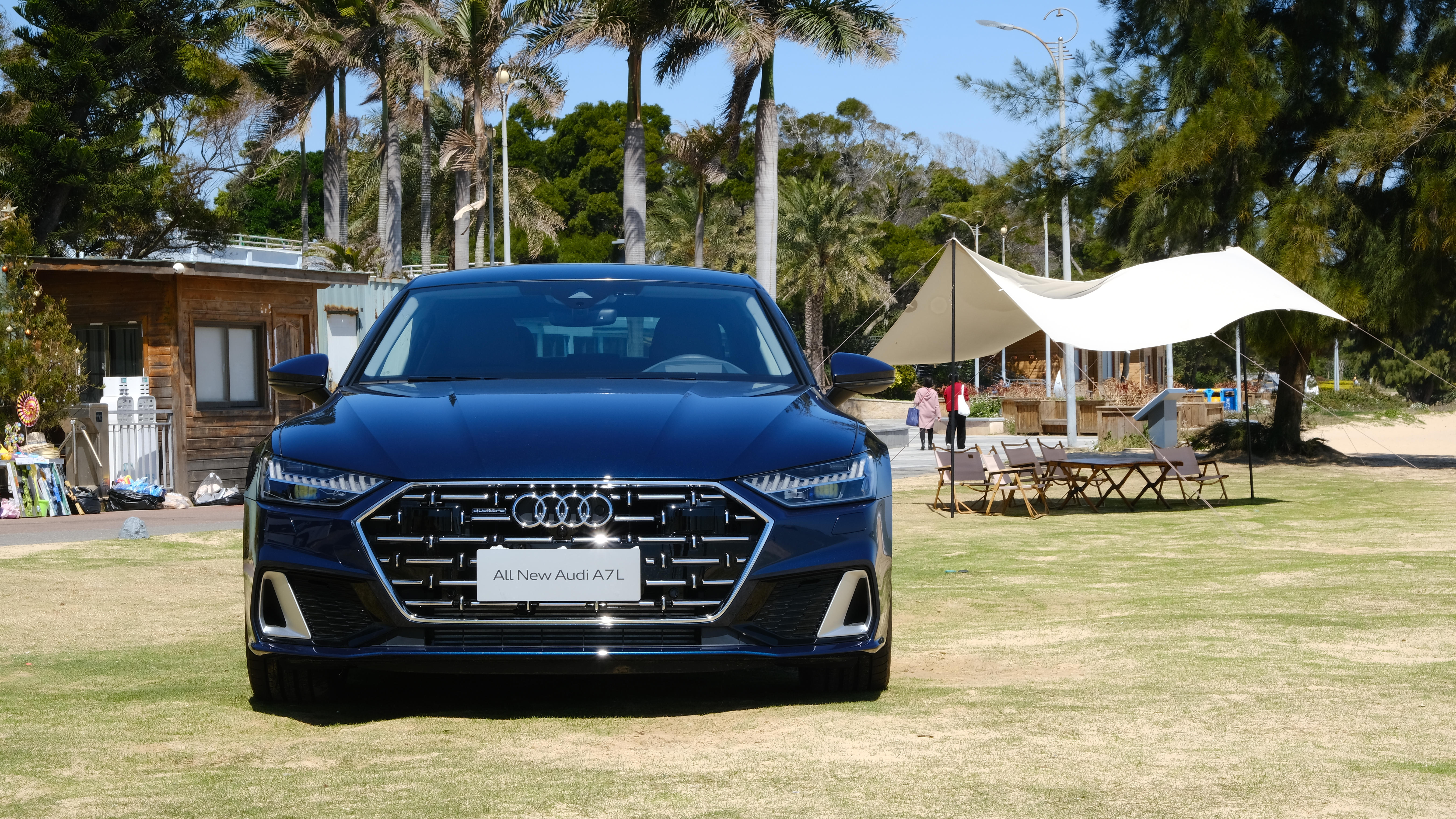 不止加了一个l试驾上汽奥迪a7l