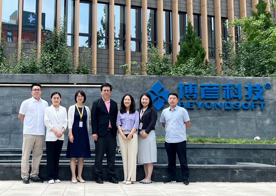 中关村金融科技产业发展联盟秘书长刘勇一行到访博彦科技考察交流