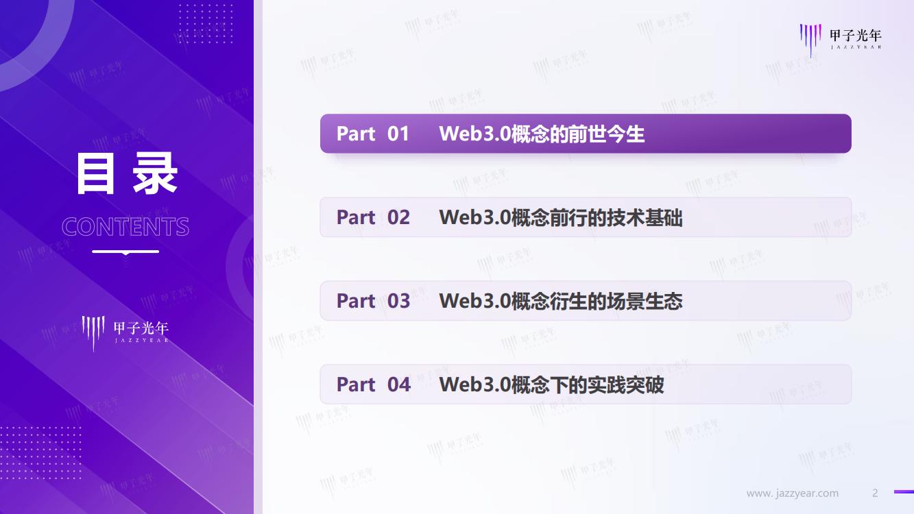 甲子光年：Web3.0市场生态研究报告，完整版33页，建议收藏