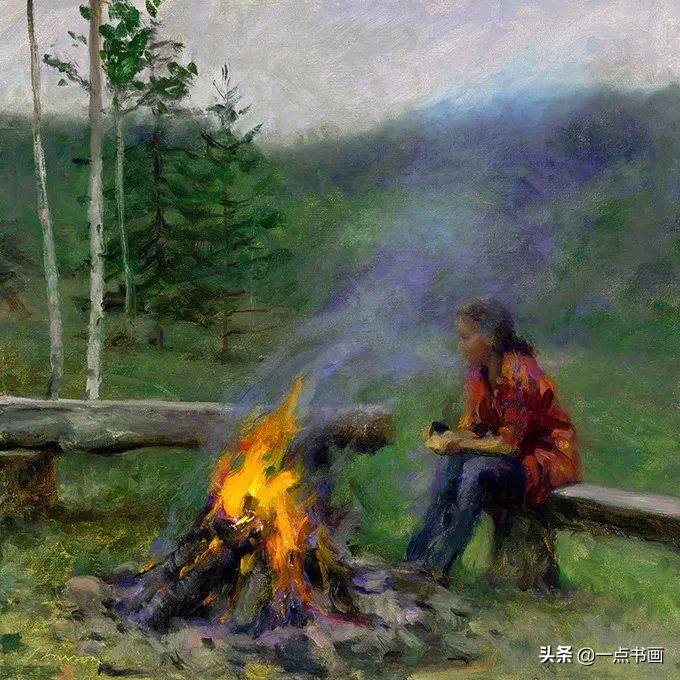 阳光下的油画世界，光影一流